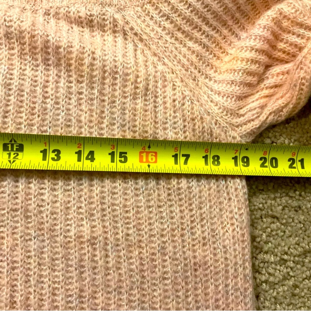 INC Cold Shoulder Sweater Pink Shimmer XL - Picture 4 of 6